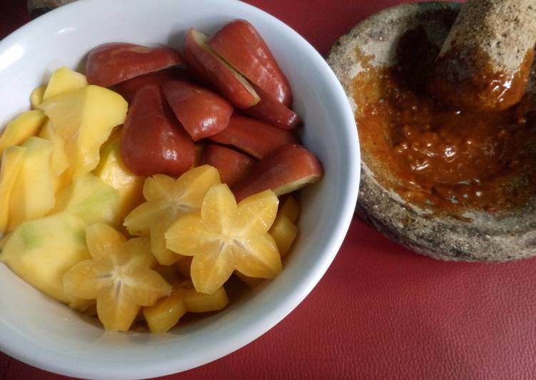 gambar untuk resep makanan Rujak Ulek minimalis