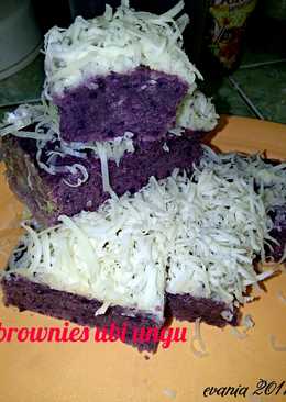 Brownies ubi ungu