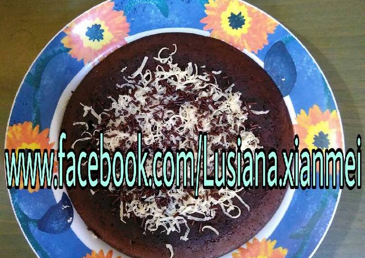 resep masakan Brownis Kukus Simpel (No Mixer)(No Timbangan