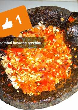 Sambal bawang serehku(serai)