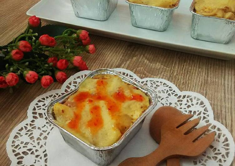 gambar untuk resep makanan Roti schotel macaroni