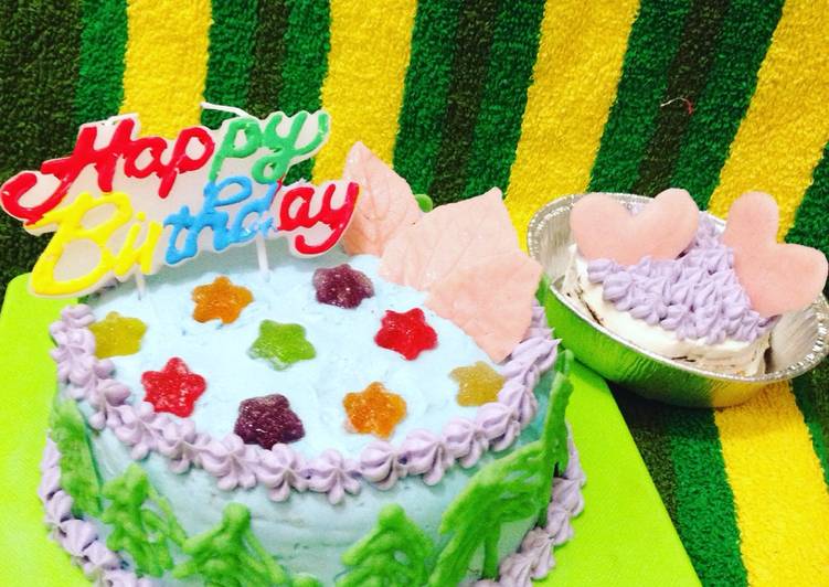 gambar untuk cara membuat Ceres Crepes Birthday Cake ????