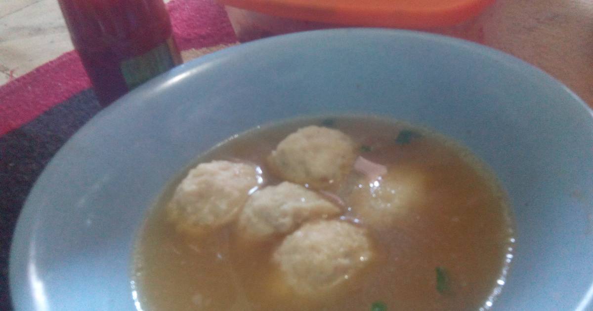 Resep Bakso ayam simple ala Grace