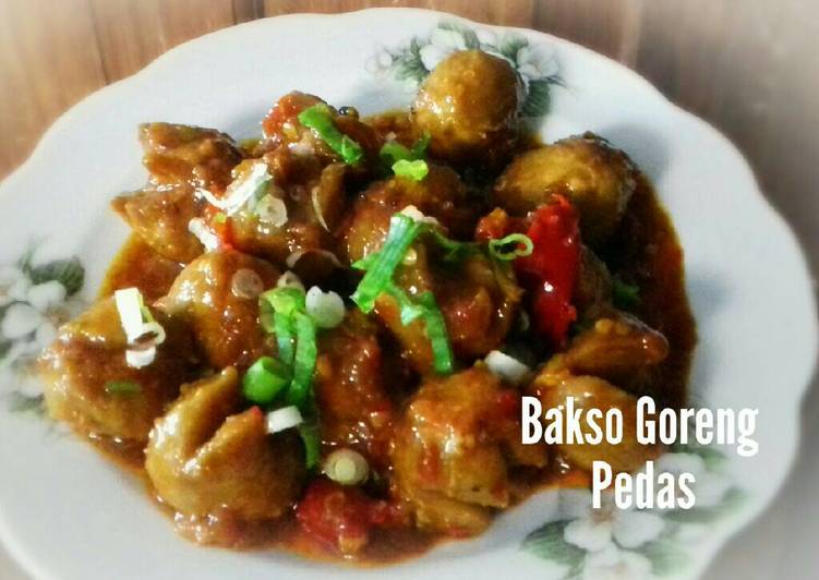 resep makanan Bakso Goreng Pedas