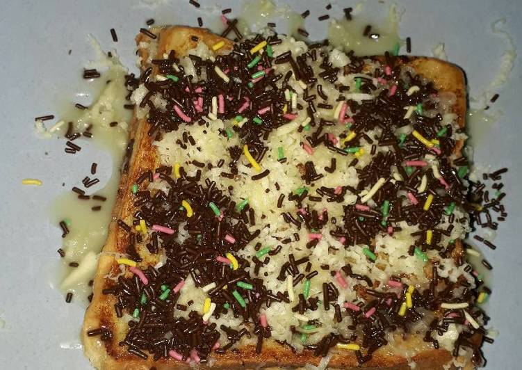 resep Roti Panggang Keju Coklat Susu ????