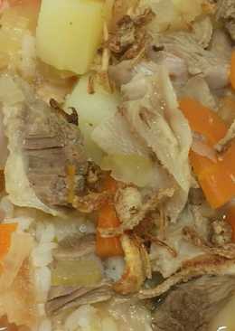 Sop sapi kentang wortel