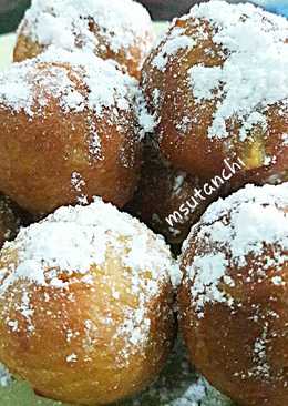 Sweet Potato Mini Donuts (donat ubi madu)