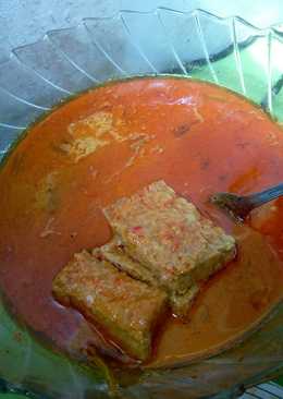 Tahu tempe santan