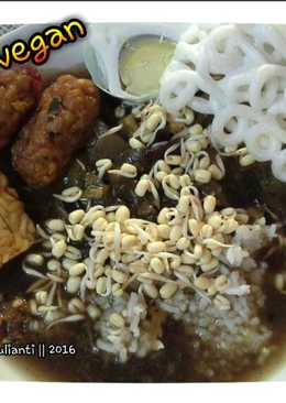 Rawon vegetarian jamur kuping