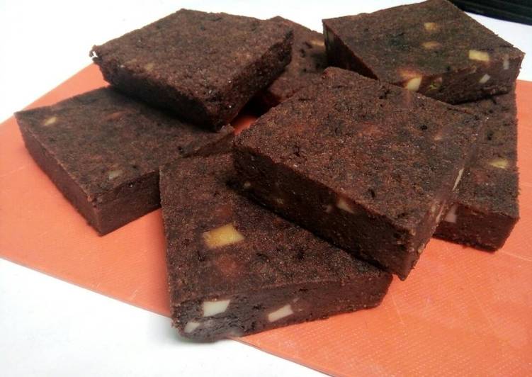 gambar untuk resep Brownies Pisang Keju Kukus Simple