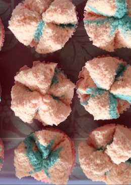 Bolu kukus warna pastel