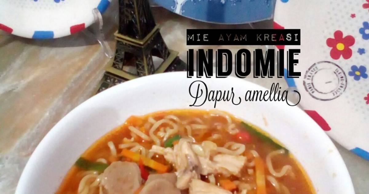 48 resep mie ayam indomie enak dan sederhana - Cookpad
