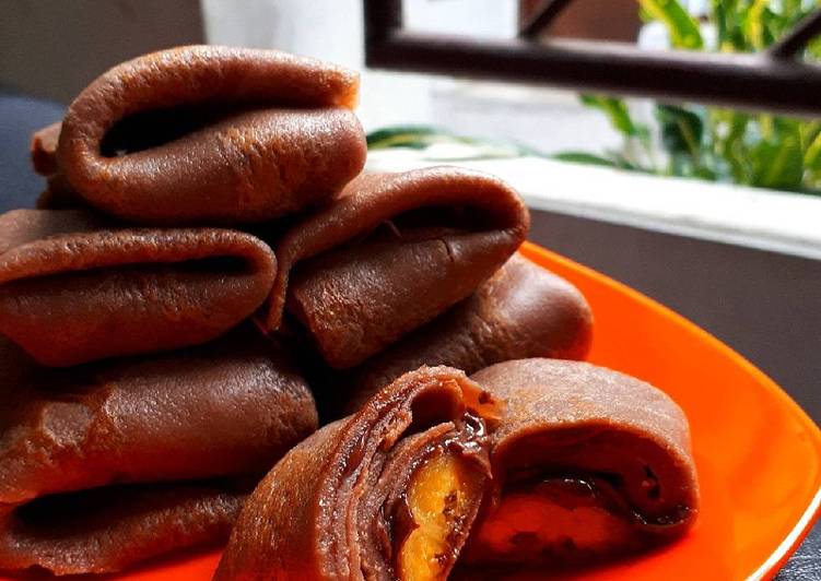 resep lengkap untuk Piscok / pisang coklat