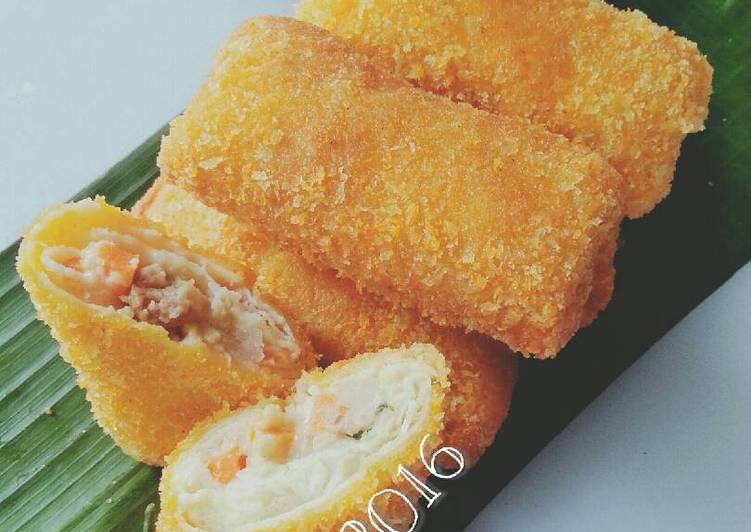 gambar untuk cara membuat Risoles ragout daging rempah ala L.C