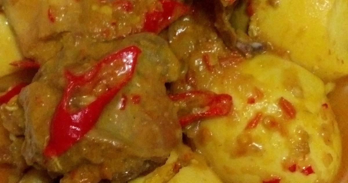 Resep Gulai Telur Ayam Pedas ala Rika