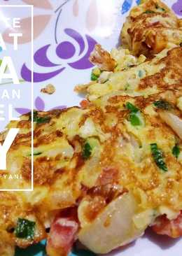 Omelette sehat ala restoran hotel (Eat clean)