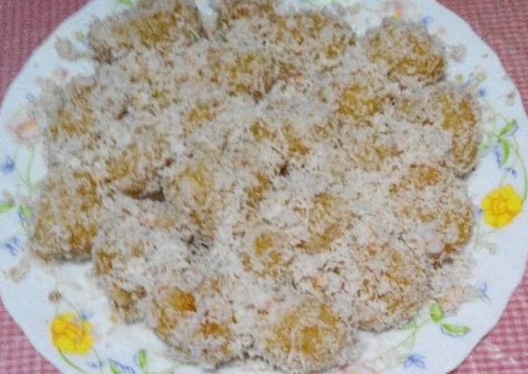 gambar untuk cara membuat Klepon Labu Kuning(Tepung Tapioka,Tepung Beras n Tepung Terigu)