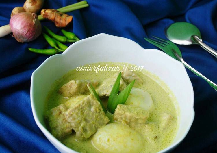 resep masakan Gulai rawit telor tempe