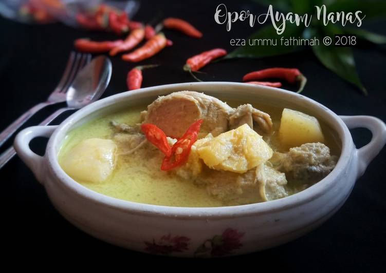 10. Opor Ayam Nanas khas Palembang #RabuBaru