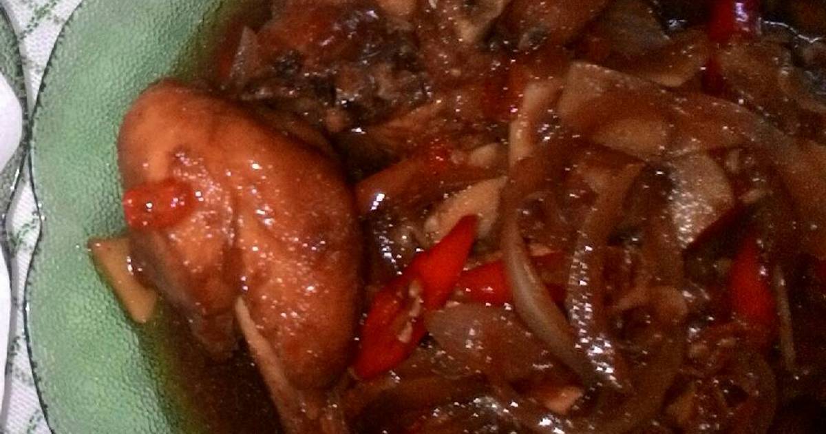 Resep Ayam Kecap Pedes ala Lia Machmud