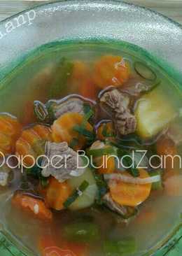 Sop daging mix sayur #KitaBerbagi
