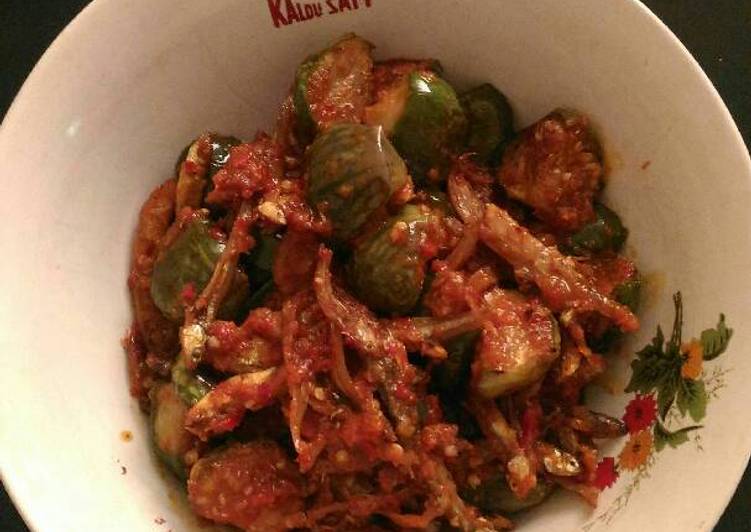 resep masakan Balado terong teri