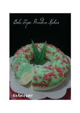 Bolu Tape Pandan Kukus (No Mixer)