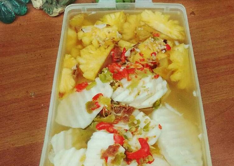 resep masakan Asinan NB (NANAS BENGKUANG)