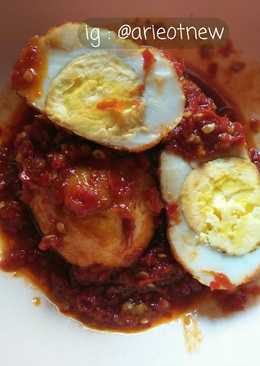 Telur balado ala warteg