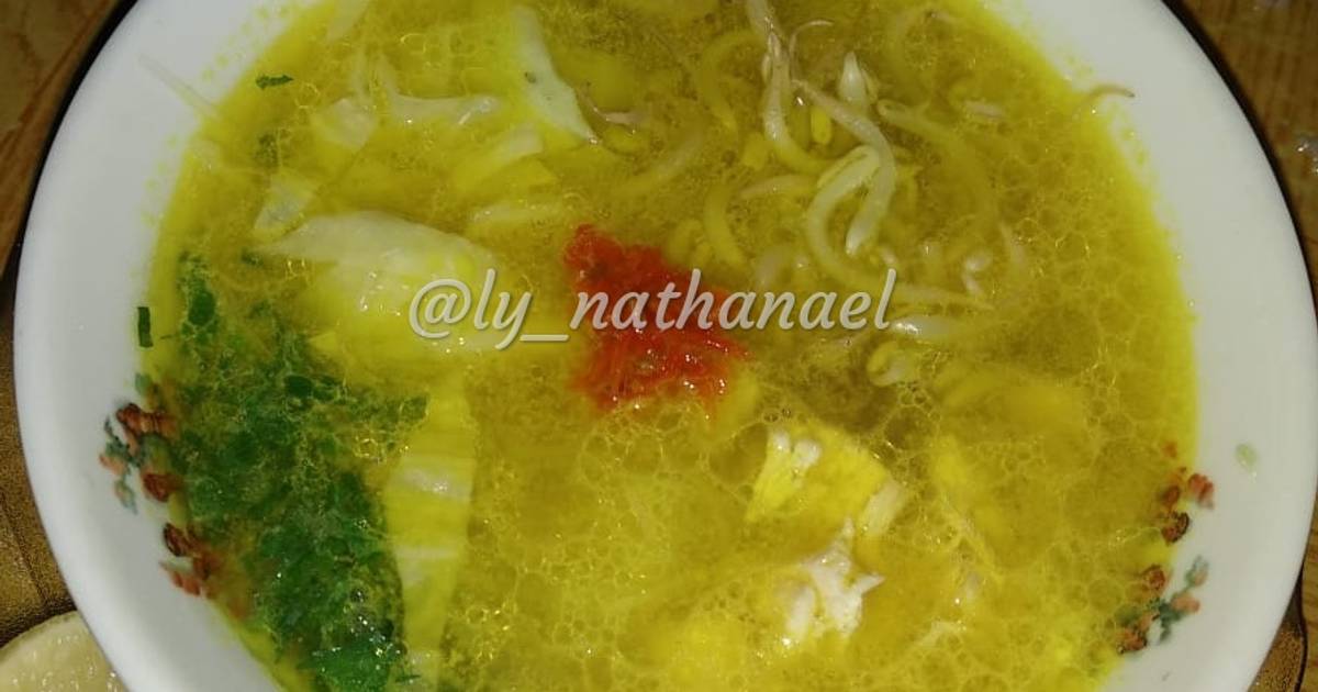  Resep Soto Ayam Kuning No Santan No MSG Enak oleh ly 