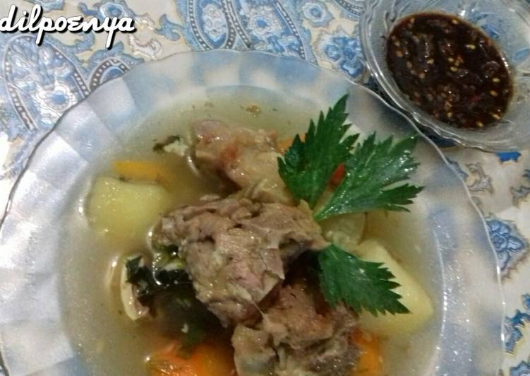 resep lengkap untuk Sop tulang sapi #KitaBerbagi