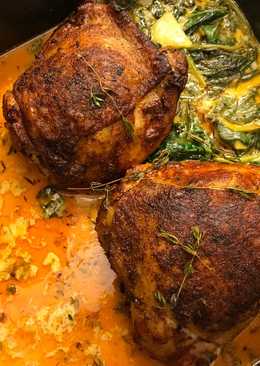 Spicy Roasted Chicken with Lemon Butter Sauce