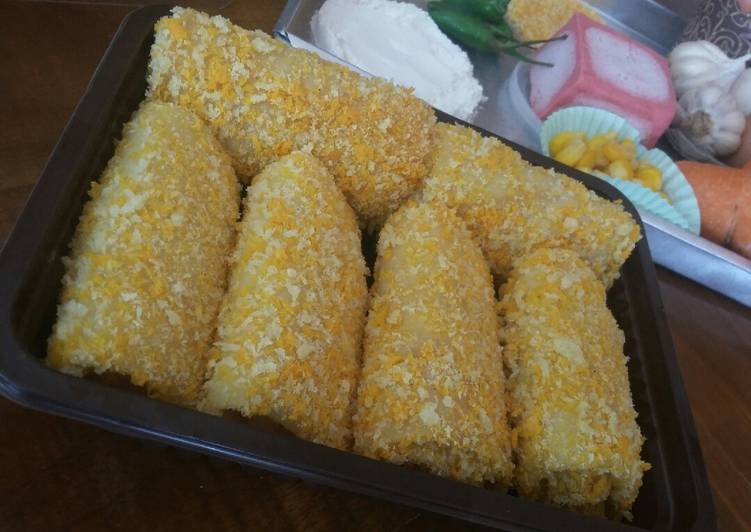 Resep Risoles Ragout Macaroni Isi Keju Mozzarella Oleh Fiky Ria