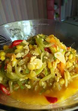 Oseng jepan(jagung pipil & wortel)