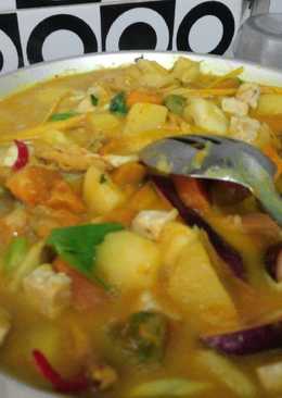 Sayur Santan Ikan Asin Manado