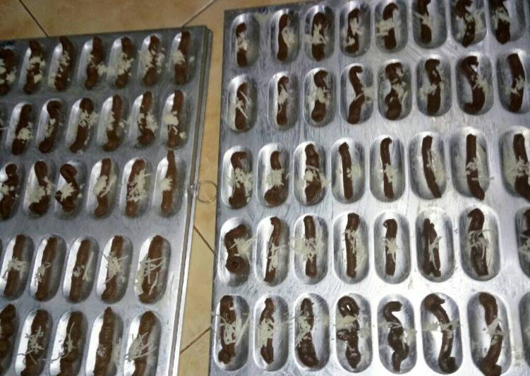 resep Lidah kucing coklat keju ala MAMA FINA