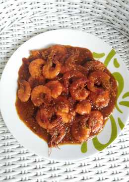 Udang tiger asam manis pedas