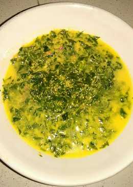 Daun singkong kuah santan