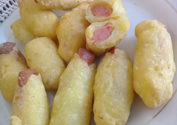 Resep Potato cheese isi Sosis Karya Linda Santoso