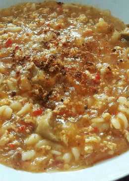Seblak makaroni bakso