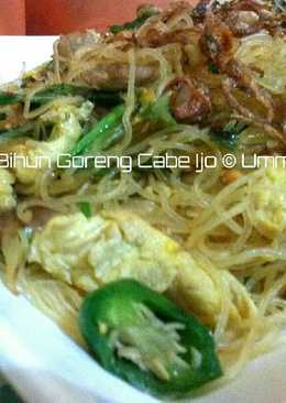 Bihun Goreng Cabe Ijo