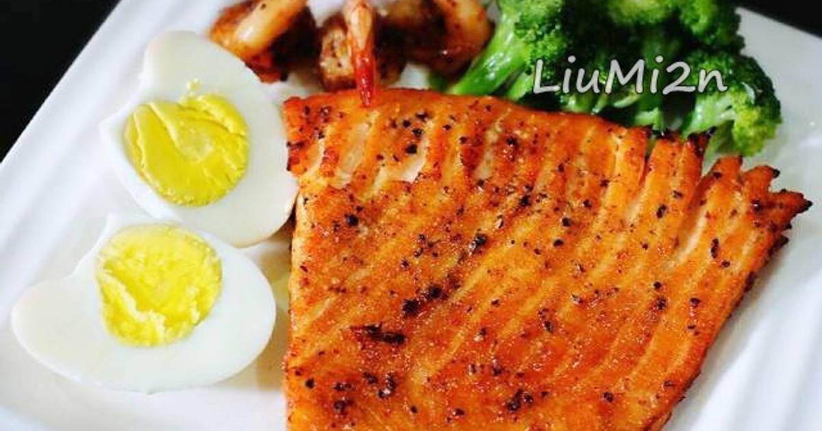 Grilled salmon - 17 resep - Cookpad