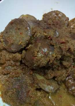 Rendang jengki (jengkol)