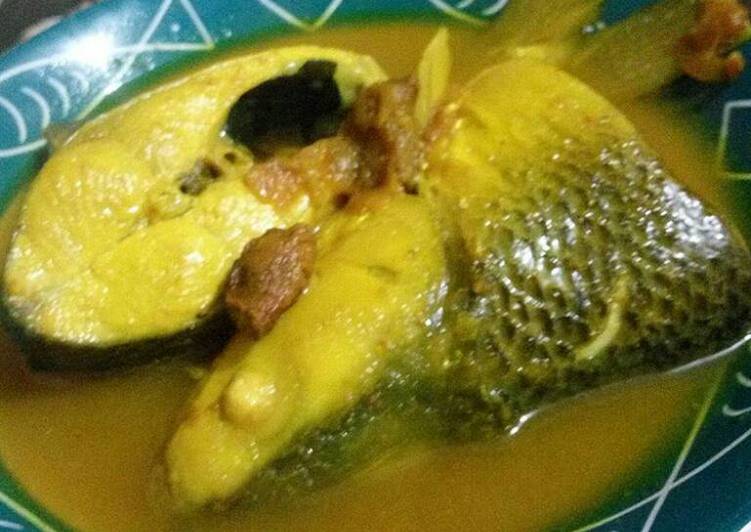 gambar untuk cara membuat Lempah kuning ikan bandeng