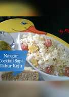 Nasgor Cocktail Sapi Tabur Keju