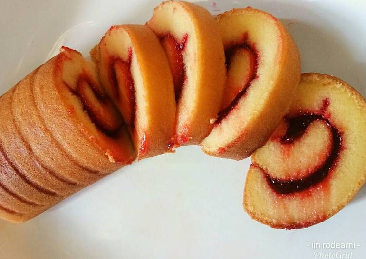 resep lengkap untuk Bolu gulung double pan ekonomis