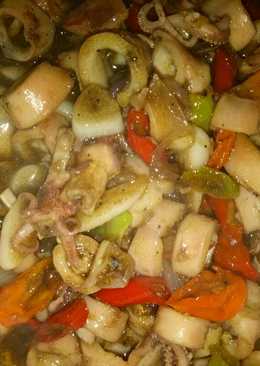 Cumi asin saos tiram