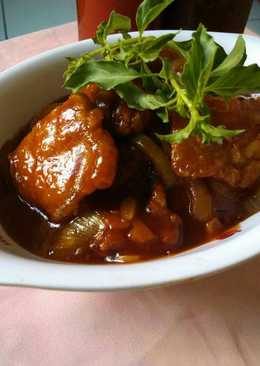 Ikan Tuna masak asam manis