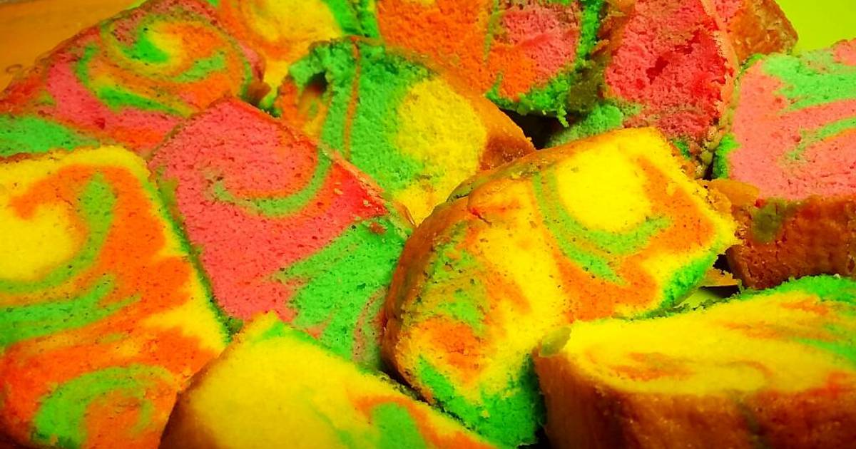 Resep Rainbow Cake Ny. Chen
