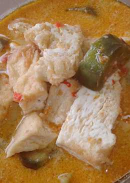 Rendang Tahu Putih Telur dan Terong